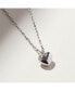 ფოტო #6 პროდუქტის Puffed Heart Necklace - Lev Silver