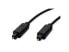 Фото #2 товара VALUE Fiber Cable Toslink M - M 1 m - 1 mm - Black