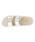 ფოტო #6 პროდუქტის Women's Cozmo Two Band Leather Buckle Sandals