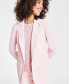 Women's Solid Open-Front Notched-Collar Jacket