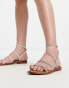 Steve Madden Transport rhinestone sandals in silver