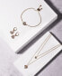 ფოტო #2 პროდუქტის Gold-Tone Crystal Heart Layered Pendant Necklace, 16" + 3" extender