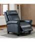 Фото #1 товара Wide Genuine Leather Manual Ergonomic Recliner(Leather material)