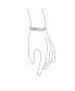 ფოტო #2 პროდუქტის Blank Medical Identification Medical ID Stretch Link Bracelet For Women Teens Unisex Stainless Steel