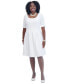 ფოტო #4 პროდუქტის Women's Caroline Crepe Scoop-Neck Dress