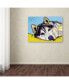Dean Russo 'Siberian Husky II' Canvas Art - 19" x 14" x 2"