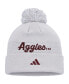 Фото #2 товара Men's Gray Texas A&M Aggies Cuffed Knit Hat with Pom