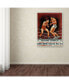 Фото #3 товара Vintage Apple Collection 'Boxing' Canvas Art - 32" x 24" x 2"