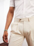 Фото #2 товара Noak slim premium cotton twill chino trousers in beige