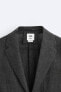 100% linen houndstooth suit blazer