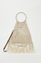 Macramé shopper bag