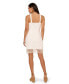 Фото #5 товара Women's Halter-Neck Fringe-Trim Sheath Dress