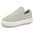 Фото #2 товара Puma Suede Mayu First Sense Slip On Womens Grey Sneakers Casual Shoes 38663901