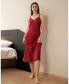 ფოტო #3 პროდუქტის 22 Momme Long & Close Fitting Silk Nightgown for Women
