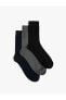 3'lü Soket Çorap Seti Basic Çok Renkli