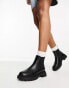 ASOS DESIGN Adjust chunky chelsea boots in black