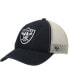 Фото #2 товара Men's Black Las Vegas Raiders Flagship MVP Snapback Hat