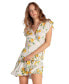 ფოტო #4 პროდუქტის Women's Love Shack Mini Wrap Dress