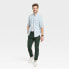 Фото #2 товара Men's Every Wear Slim Fit Chino Pants - Goodfellow & Co Forest Green 34x30