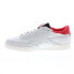 Фото #10 товара Reebok Club C Revenge Mens Gray Suede Lace Up Lifestyle Sneakers Shoes