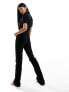 Mango cord jumpsuit in black