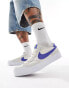 Фото #1 товара Nike SB Zoom Pogo Plus trainers in white and navy