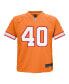 Toddler Boys and Girls Mike Alstott Orange Tampa Bay Buccaneers Retired Player Game Jersey