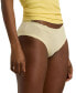 Трусы женские Lauren Ralph Lauren Cotton & Lace Jersey Hipster Brief Underwear 4L0077 Lemon Chiffon, XS - фото #3