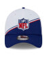 ფოტო #6 პროდუქტის Men's White, Navy NFL 2023 Sideline 39THIRTY Flex Hat