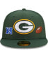 ფოტო #3 პროდუქტის Men's Green Green Bay Packers Team Local 59FIFTY Fitted Hat