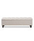 Furniture Brette Mid-Century Modern Upholstered Storage Bench Ottoman