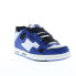 Фото #3 товара Globe Sabre GBSABR Mens Blue Leather Lace Up Skate Inspired Sneakers Shoes