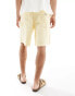 Jack & Jones baggy fit carpenter short in yellow Doppelcreme, 2XL - Waist 101 cm - фото #2