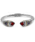 Фото #1 товара Garnet & Bali Uluwatu Cuff Bracelet in Sterling Silver and 18K Gold