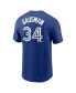 ფოტო #5 პროდუქტის Men's Kevin Gausman Navy Toronto Blue Jays Name and Number T-shirt
