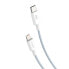 Kabel przewód do iPhone do szybkiego ładowania USB-C - Lightning PD 20W 1m biały