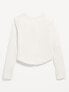 UltraLite Long-Sleeve Rib-Knit T-Shirt for Girls