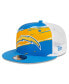 Фото #1 товара Men's Powder Blue Los Angeles Chargers Tear Trucker 9FIFTY Snapback Hat