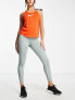 Nike One Training dri fit high rise 7/8 leggings in mica green