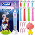 Фото #1 товара Szczoteczka Oral-B Vitality Pro 103 Frozen + 8 x Końcówka + Wyciskacz do past + Uchwyt na końcówkę Frozen