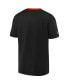 Фото #3 товара Men's Black Philadelphia Flyers Authentic Pro Locker Room Performance T-shirt