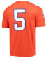 Фото #3 товара Men's #5 Orange Clemson Tigers Game Jersey