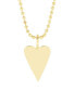 Cameron 14K Gold Plated Heart Charm Pendant Necklace