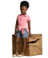 ფოტო #4 პროდუქტის Toddler and Little Girls Paint-Splatter-Print Cotton Denim Shorts
