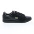 Lacoste Hydez 119 1 P SMA Mens Black Leather Lifestyle Sneakers Shoes