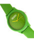 Фото #2 товара Часы Crayo Splat Green Leatherette Strap 38mm