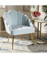 Фото #8 товара Furniture Cinzia Glam and Luxe Upholstered Seashell Shaped Accent Chair