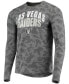 Фото #4 товара Men's Black Las Vegas Raiders Camo Performance Long Sleeve T-shirt