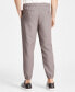 Men's Regular-Fit Stretch Pleated Joggers, Created for Macy's