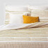 8pc Queen Whately Comforter Set Yellow/Off-White - Threshold